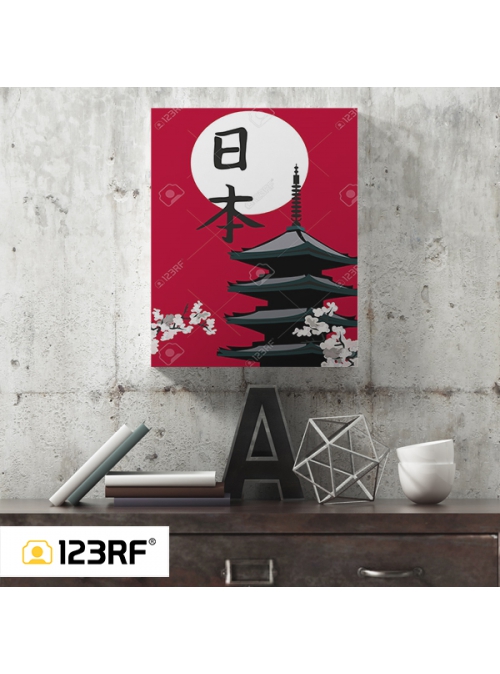 Oriental Blossom Canvas