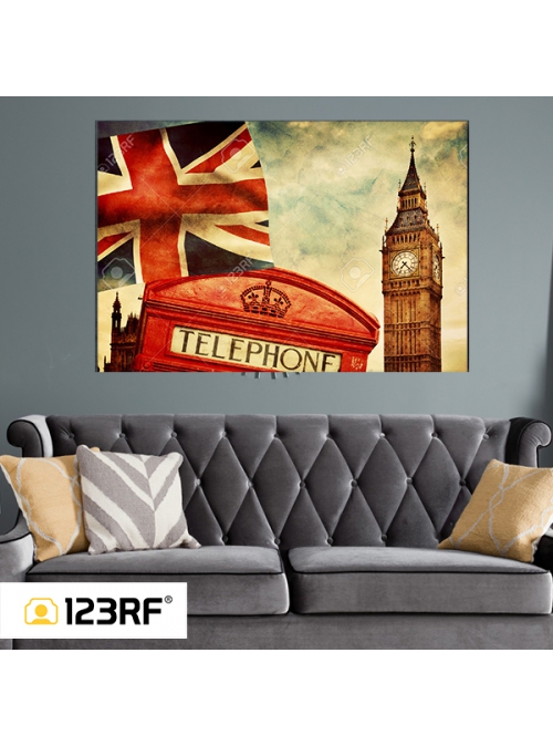 London Icons Canvas