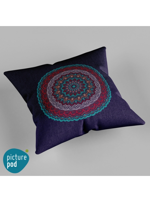 Ornamental Circle Cushion - 50cm