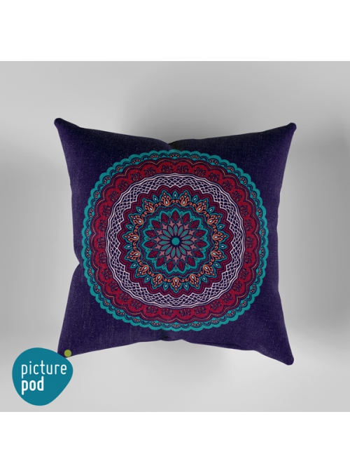 Ornamental Circle Cushion - 35cm