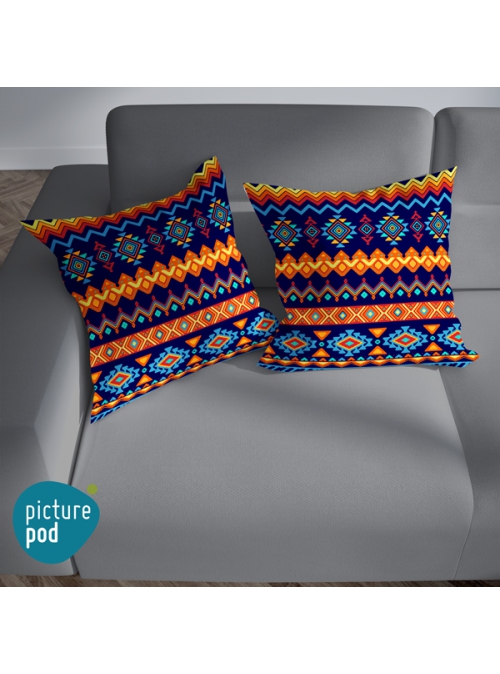 Tribal Design Cushion - 35cm