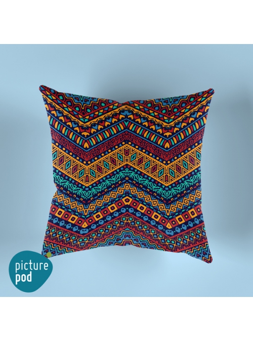 Tribal Pattern Cushion - 35cm