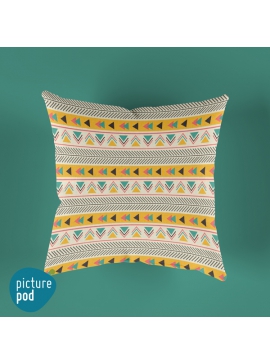 Yellow Arrows Cushion - 35cm