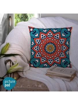 Indian Ornament Cushion - 50cm