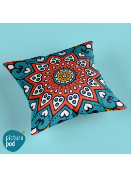 Indian Ornament Cushion - 50cm