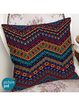 Tribal Pattern Cushion - 50cm